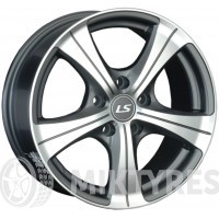 LS Wheels LS202 6x14 4x98 ET 35 Dia 58.6 (MBF)